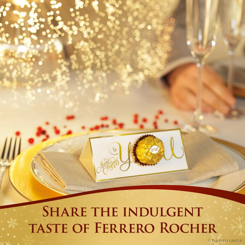 Ferrero Rocher, 42 Count, Premium Milk Chocolate Hazelnut, Chocolates for Gifting, 18.5 oz - Image 5